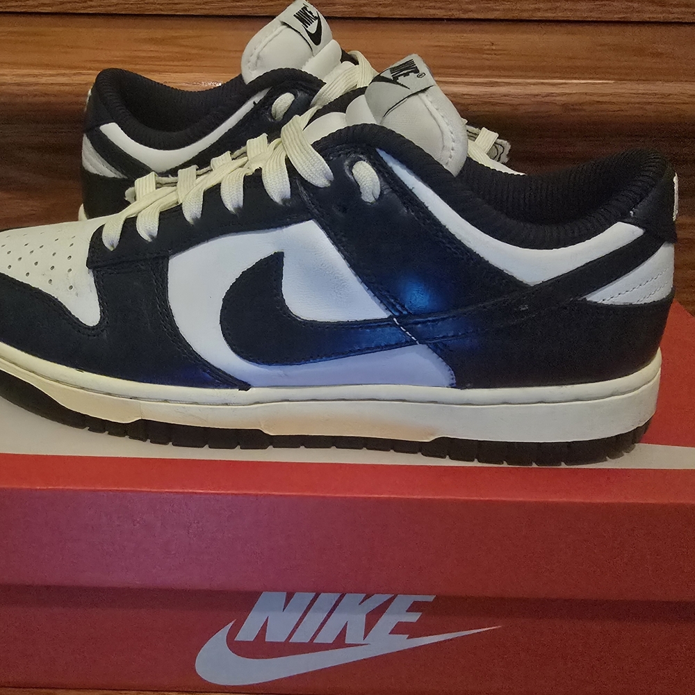Nike Navy and White Sneakers Classic Style